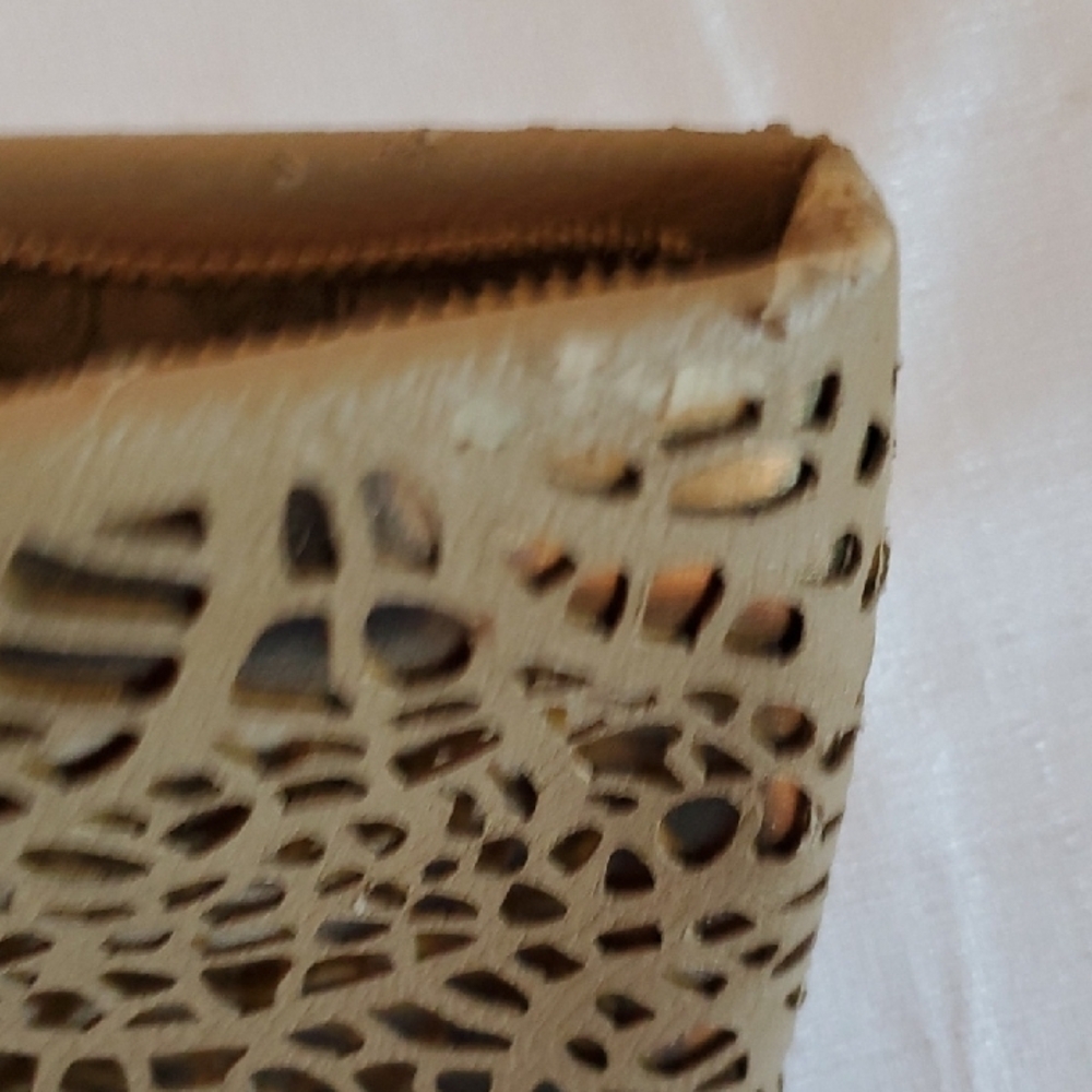 Ivanka Trump Gold Cutout Clutch - Picture 10 of 16